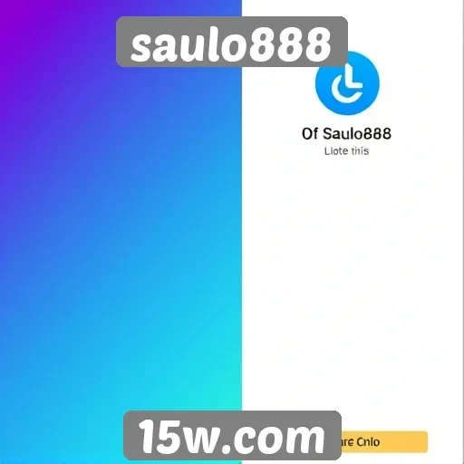 Acessibilidade e interface do site saulo888