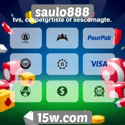 Métodos de pagamento aceitos no saulo888